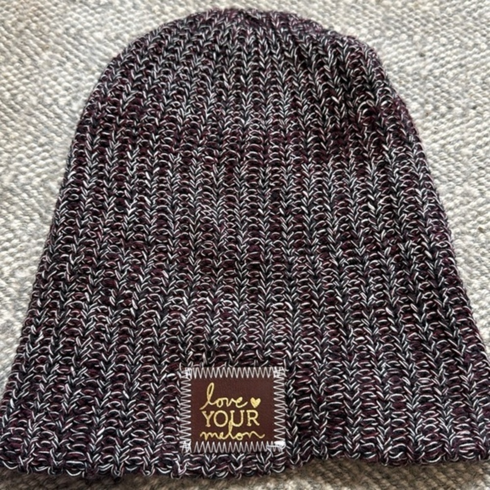 Love Your Melon winter slouch knit beanie hat